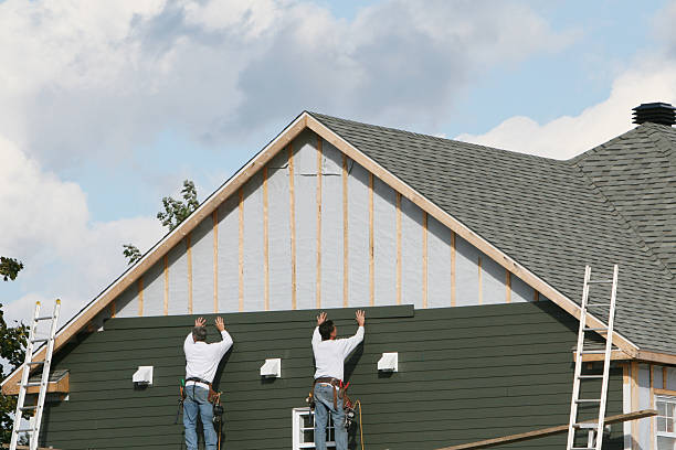 Professional Siding Repair technician working in Hawk Run, PA